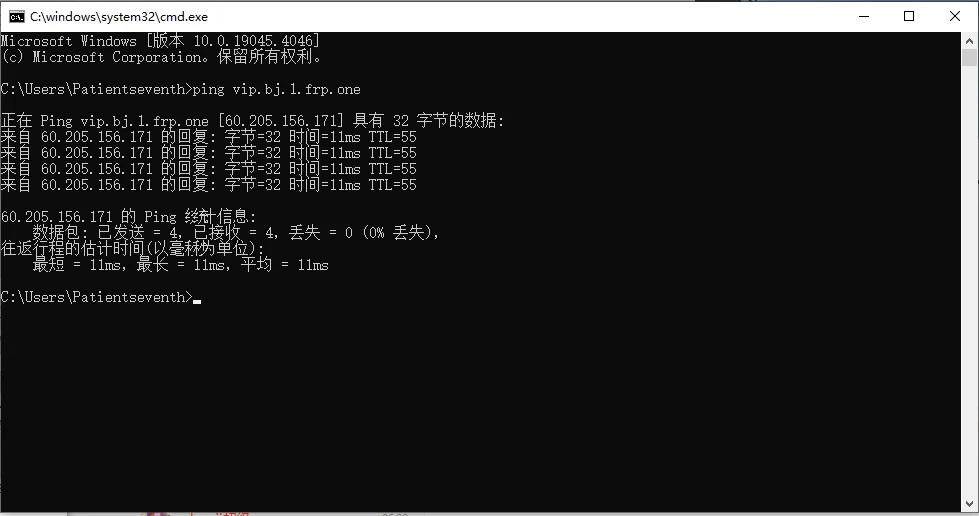 ping结果